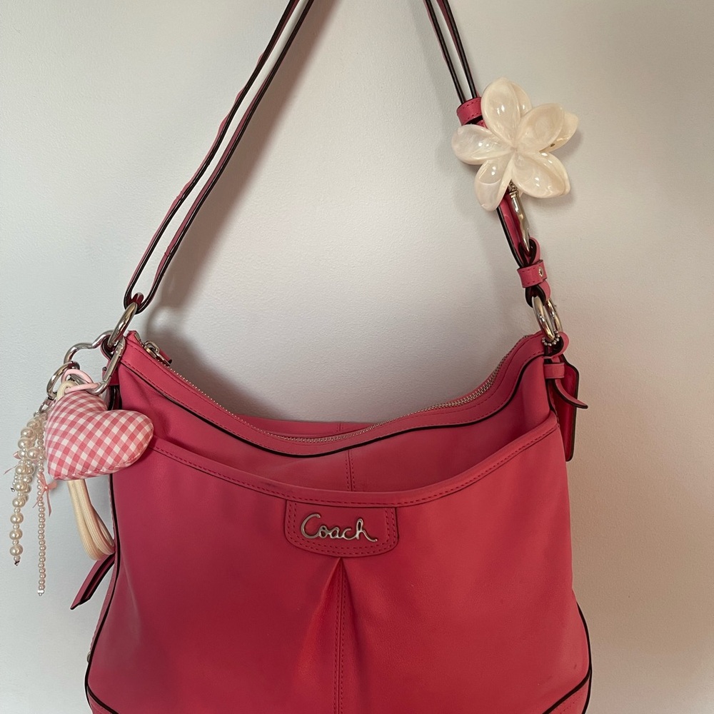 Coach Pink Shoulder Bag - Picture 8 of 9